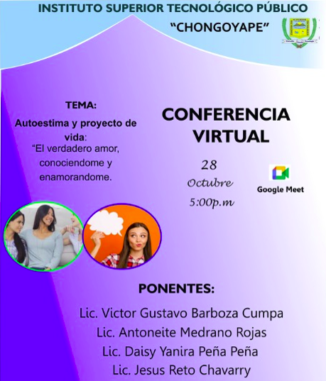 Conferencia Virtual Autoestima y Proyecto de Vida